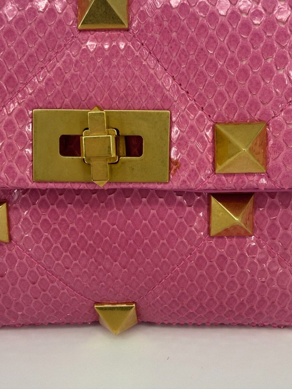 Valentino Garavani Genuine Python Roman Stud - Medium - Picture 9 of 15